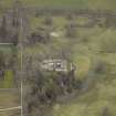 Oblique aerial view centred on the country house, taken from the SW.