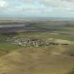 General oblique aerial view centred on the village, taken from the SW.