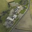 Oblique aerial view centred on the school, taken from the WSW.