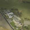 Oblique aerial view centred on the school, taken from the SE.