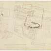 Coventry Cathedral Competition.
Site plan.