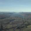 General oblique aerial view looking towards Loch Ness centred on the canal, taken from the NE.