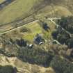 Oblique aerial view centred on the lodge, taken from the NW.