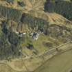 Oblique aerial view centred on the lodge, taken from the SSE.