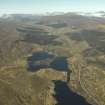 General oblique aerial view of Loch a¿ Chuilinn looking towards Fionn Bheinn, taken from the E.