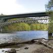 View from WSW with new road bridge beyond