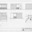 Plan and elevations of kiosk for ruins.