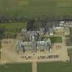 Oblique aerial view centred on the school, taken from the SSE.