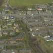 Oblique aerial view of the town centred on the railway tunnel, taken from the S.