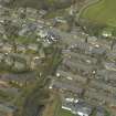 Oblique aerial view of the town centred on the railway tunnel, taken from the SE.