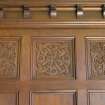 Interior. Hall. Detail of panelling