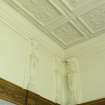 Interior. Drawing room. Detail of cornice