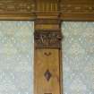 Interior. Drawing room. Detail of woodwork