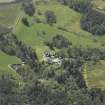 Oblique aerial view centred on the country house and formal garden, taken from the NE.