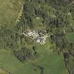 Oblique aerial view centred on the country house and formal garden, taken from the SW.