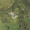 Oblique aerial view centred on the country house and formal garden, taken from the S.