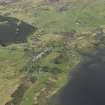 General oblique aerial view centred on the village, taken from the WNW.