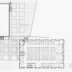 Plan of youth hostel.