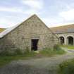 Courtyard buildings. View from S