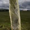 View of standing stone