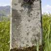View of gravestone to Sarah Livingston