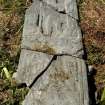 West highland grave slab with effigy (4 pieces)