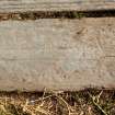 West highland grave slab with sword and floral decoration (daylight)