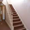 Interior. Ground floor. Typical staircase. Detail