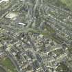 Oblique aerial view centred on High Street, taken from the SSW.