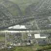 Oblique aerial view centred on Glebe Mills, taken from the N.