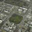 Oblique aerial view centred on St Andrew Square, taken from the SE.