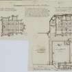 Digital copy of page 6a: Ink sketches of plans of Trinity College Church and Hospital.
Insc. "Ground Plan of Trinity College Kirk as fitted with new seating & no gallery 1815.  Ground Plan of Trinity College Kirk, Edinburgh previous to being repaired in 1814-15, with the Trinity Hospital adjacent thereto."
'MEMORABILIA, JOn. SIME  EDINr.  1840'
