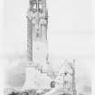 Lithograph of Wallace Monument.