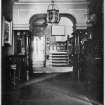 Digital image of photograph showing view of Entrance Hall.
