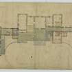 Plan of Ground Floor.
Additions and alterations for R F McEwen.
