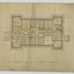 Plan of Attic Floor.
Additions and alterations for R F McEwen.
