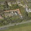Oblique aerial view centred on Craigend House Hotel, taken from the S.