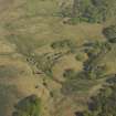 Oblique aerial view centred on the remains of the township and field banks, taken from the S.