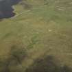 General oblique aerial view of the remains of the township and manse, taken from the SSW.