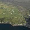 General oblique aerial view centred on the crofting township, taken from the WNW.