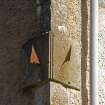 Detail of sundial, Lochnell House