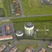 Oblique aerial view centred on the water tower, Craigend, Glasgow, taken from the W.