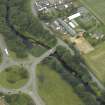 Oblique aerial view centred on the bridge, taken from the SE.