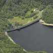Oblique aerial view centred on the dam, taken from the NE.