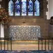 Interior. Detail of side chapel altar