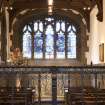 Interior. Detail of side chapel gates