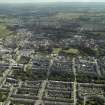 General oblique aerial view centred on New Town with city adjacent, taken from the N.