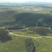 General oblique aerial view centred on the wind farm, taken from the NE.