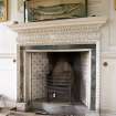 Interior. Day nursey, detail of fireplace