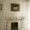 Interior. 1st fl dressing room, detail of fireplace